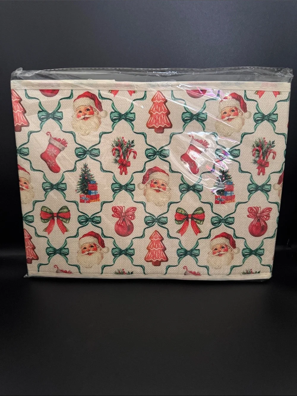 Rectangular Christmas Waterproof Storage Bin/Box/Basket